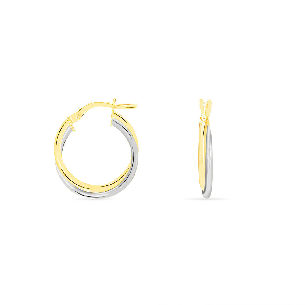 Cr&eacute;oles Tita Or Bicolore - Cr&eacute;oles Femme | Marc Orian