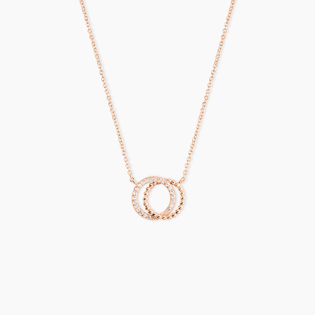 Collier Janne Argent Rose Oxyde De Zirconium - Colliers avec pierres Femme | Marc Orian