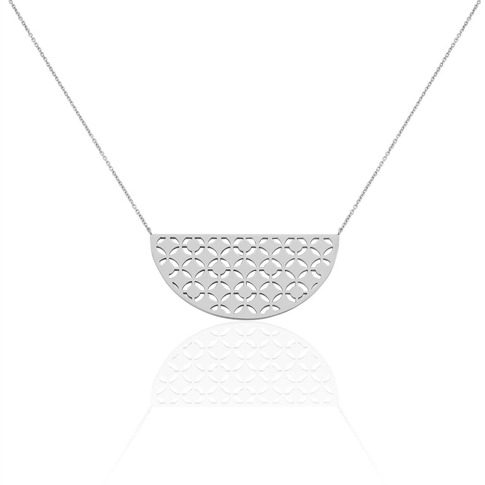 Collier Yelda Acier Blanc - Colliers fantaisie Femme | Marc Orian