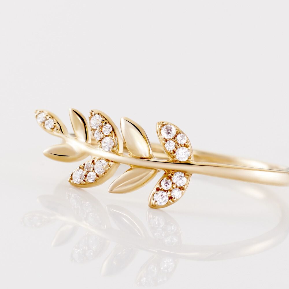 Bague Or Jaune Nahia Oxydes De Zirconium -  Femme | Marc Orian