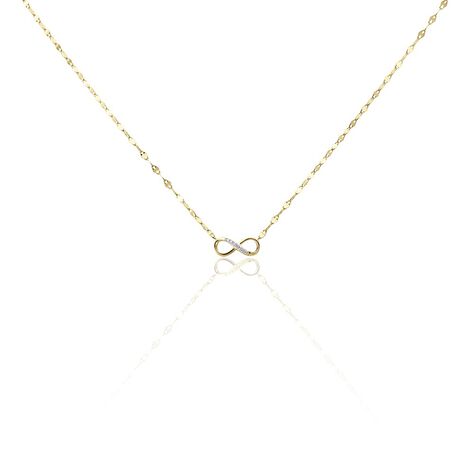 Collier Or Jaune Abegail Diamants - Colliers avec pierres Femme | Marc Orian