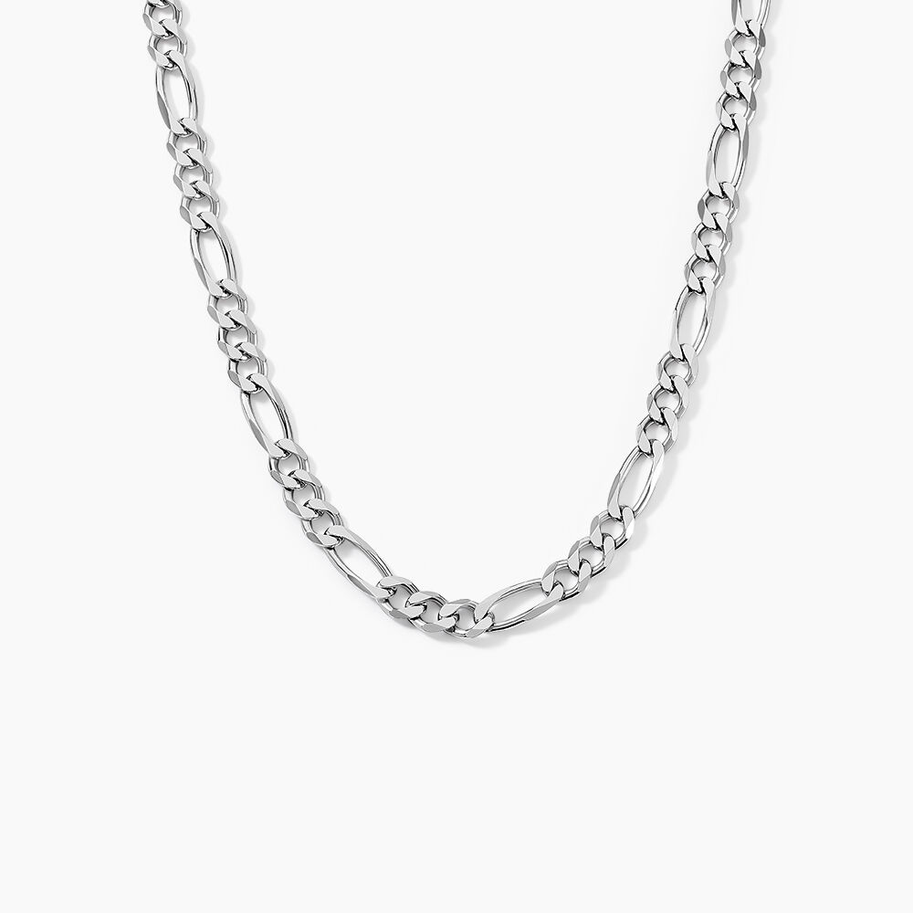 Collier Vivian Argent Blanc - Chaines Homme | Marc Orian
