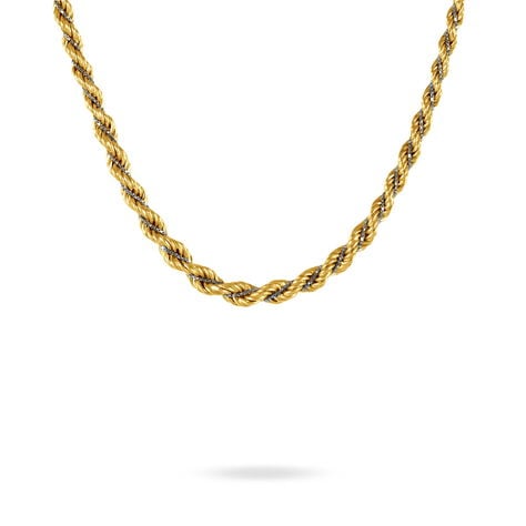 Collier Jerryenne Danilo Maille Corde Et Venitienne Or Bicolore - Chaines Femme | Marc Orian