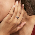 Bague Candice Or Blanc Topaze - Bagues pierres fines Femme | Marc Orian