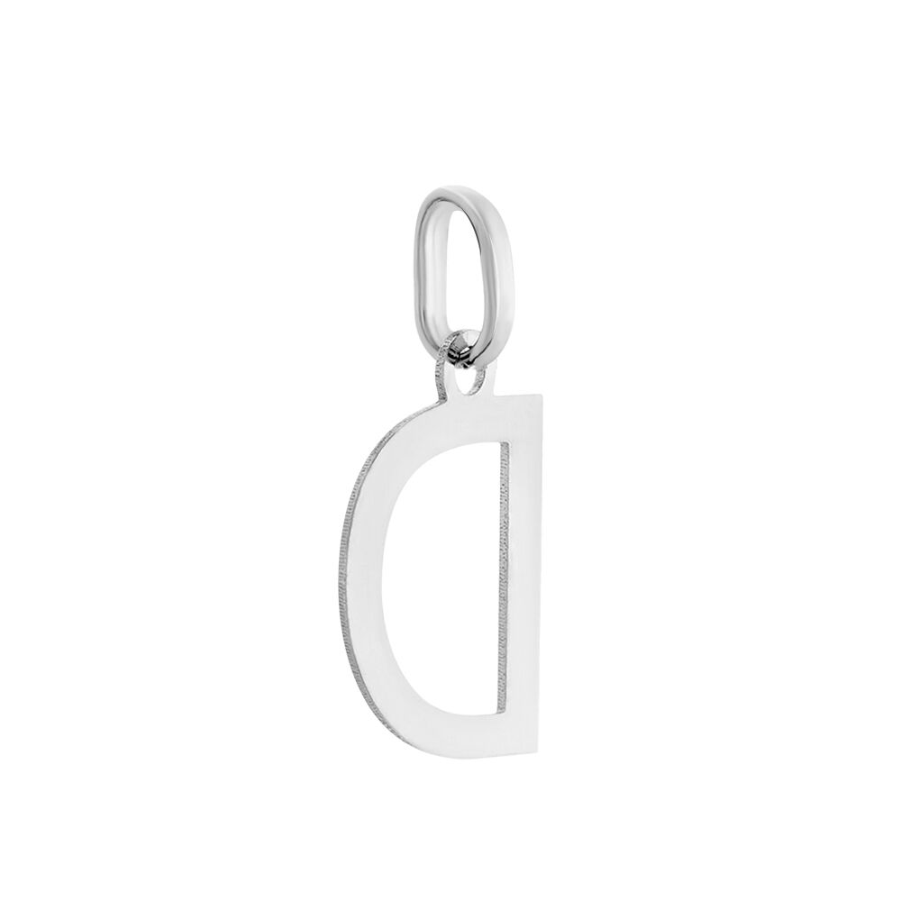 Pendentif Ionia Lettre Or Blanc - Pendentifs Famille | Marc Orian