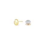 Boucles D'oreilles Puces Franzine Coquillage Or Jaune - Puces Femme | Marc Orian