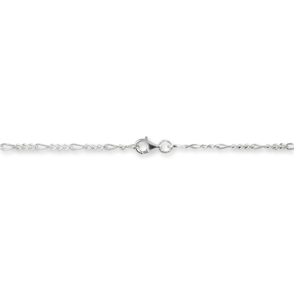 Cha&icirc;ne Lyndsayae Maille Altern&eacute;e 1/3 Argent Blanc - Colliers fantaisie Homme | Marc Orian