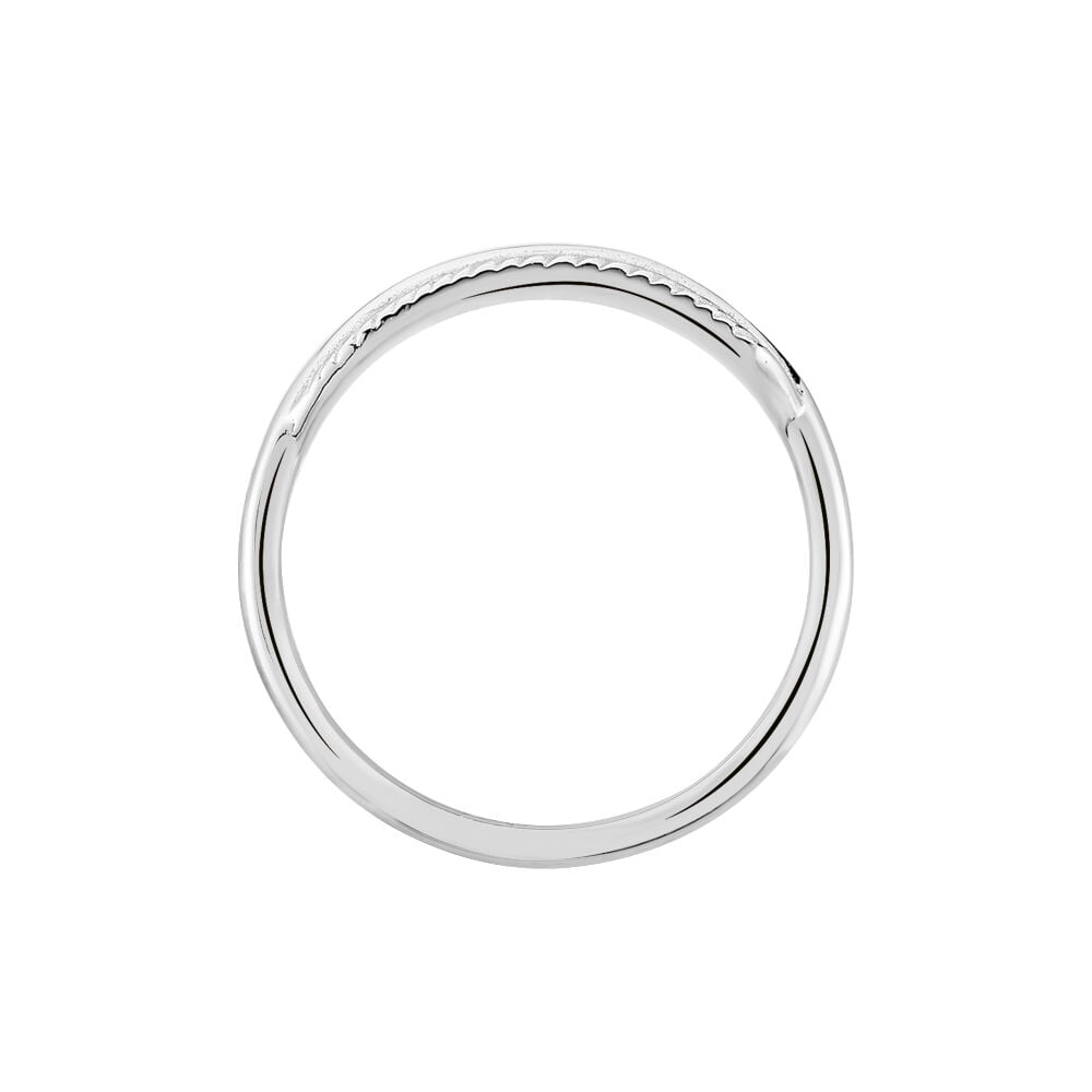 Bague De Phalange Palma Argent Blanc - Bagues phalange Femme | Marc Orian