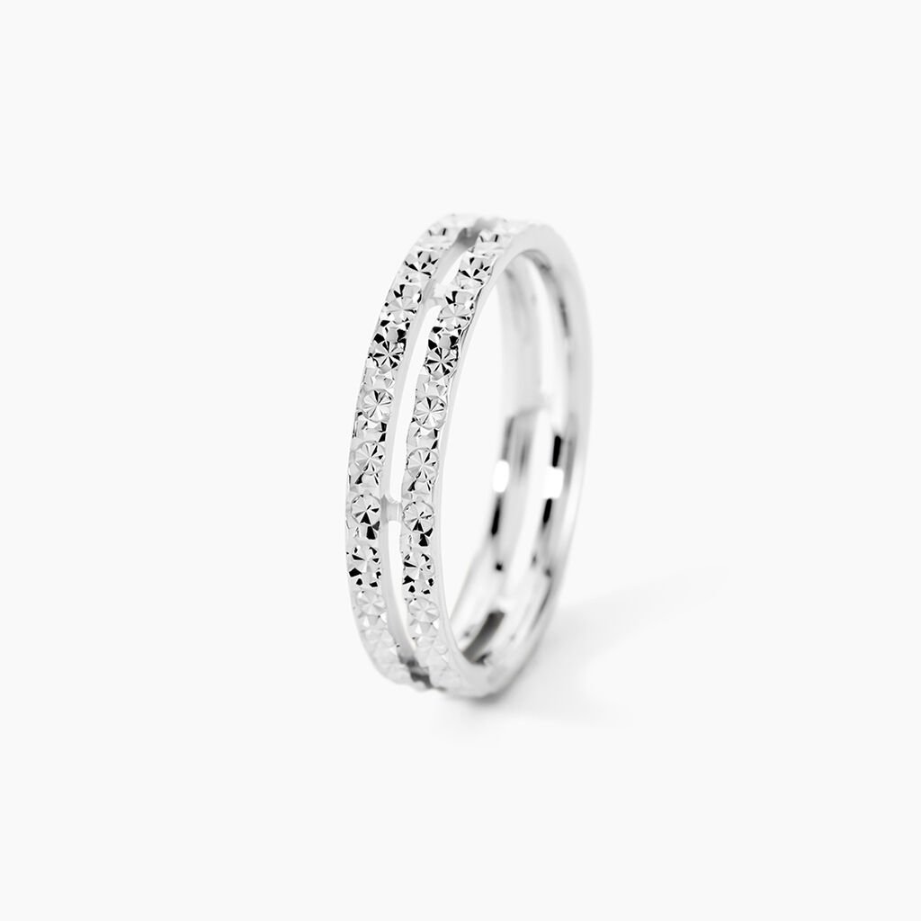 Alliance Hermanne Or Blanc - Alliances duo Unisex | Marc Orian