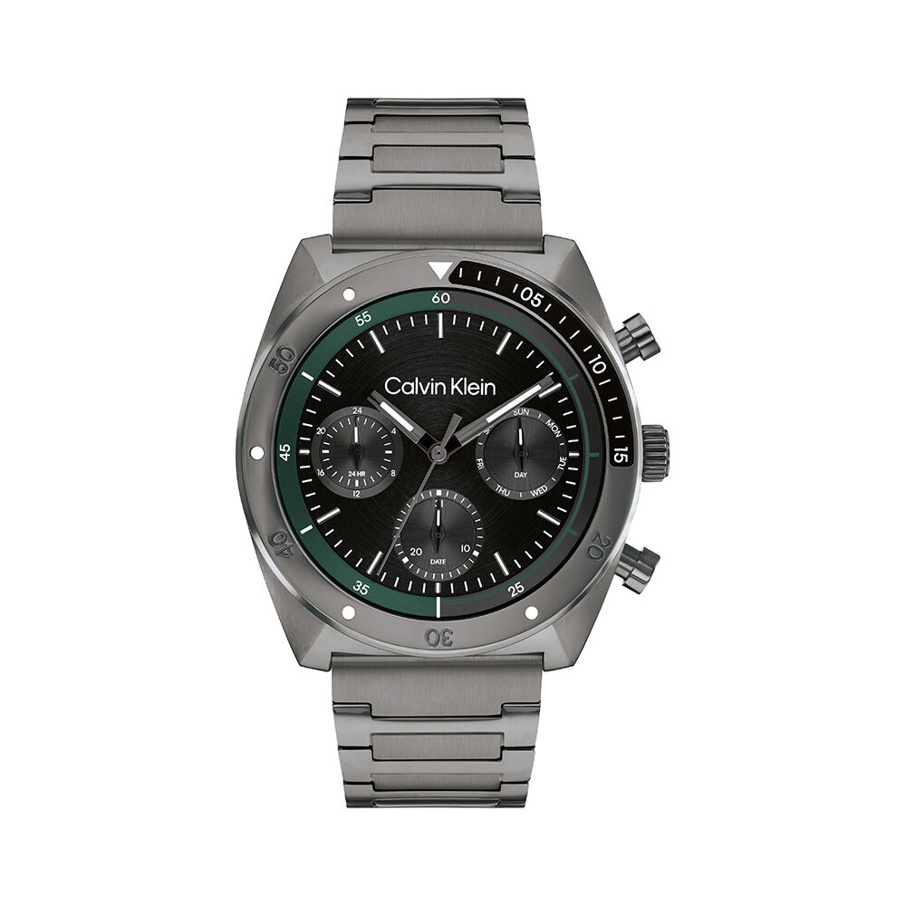 Montre Calvin Klein Ck Flex Multifonctions Noir - Montres &eacute;tanches Homme | Marc Orian