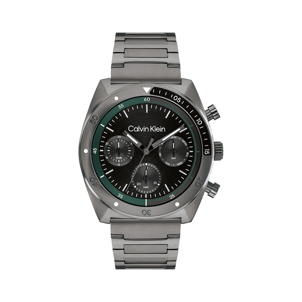 Montre Calvin Klein Ck Flex Multifonctions Noir - Montres &eacute;tanches Homme | Marc Orian
