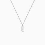 Collier Loan Argent Blanc - Colliers fantaisie Homme | Marc Orian