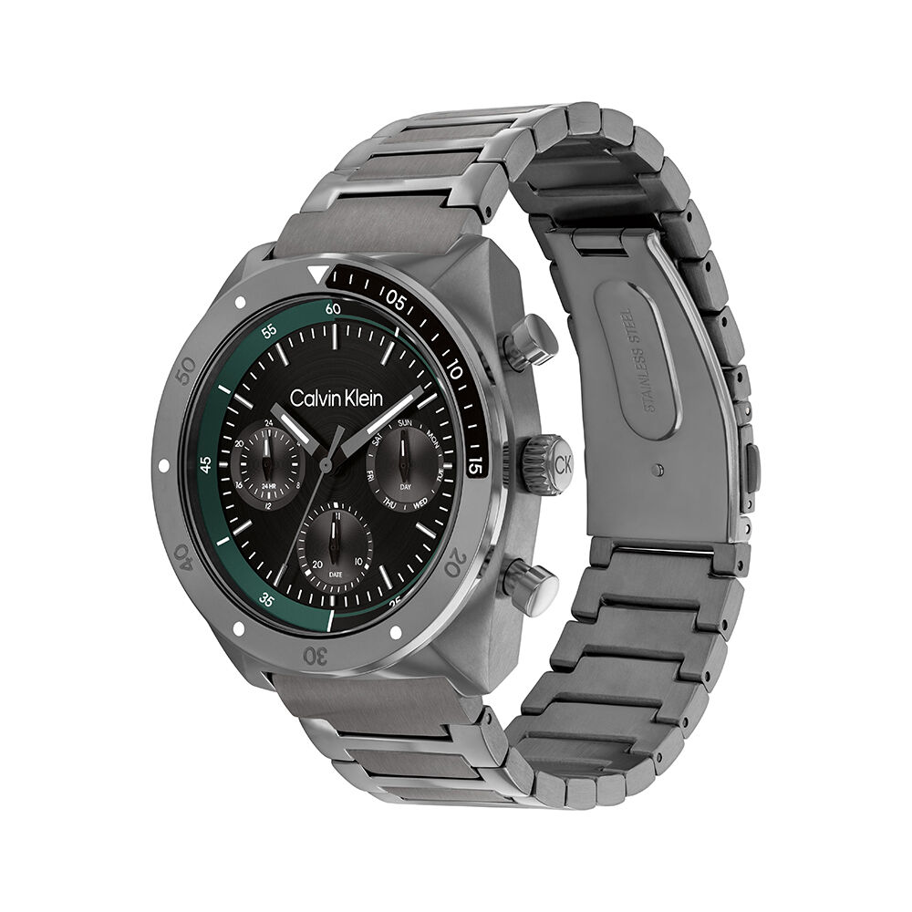 Montre Calvin Klein Ck Flex Multifonctions Noir - Montres &eacute;tanches Homme | Marc Orian