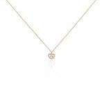 Collier Gino Argent Rose Oxyde De Zirconium - Colliers avec pierres Femme | Marc Orian