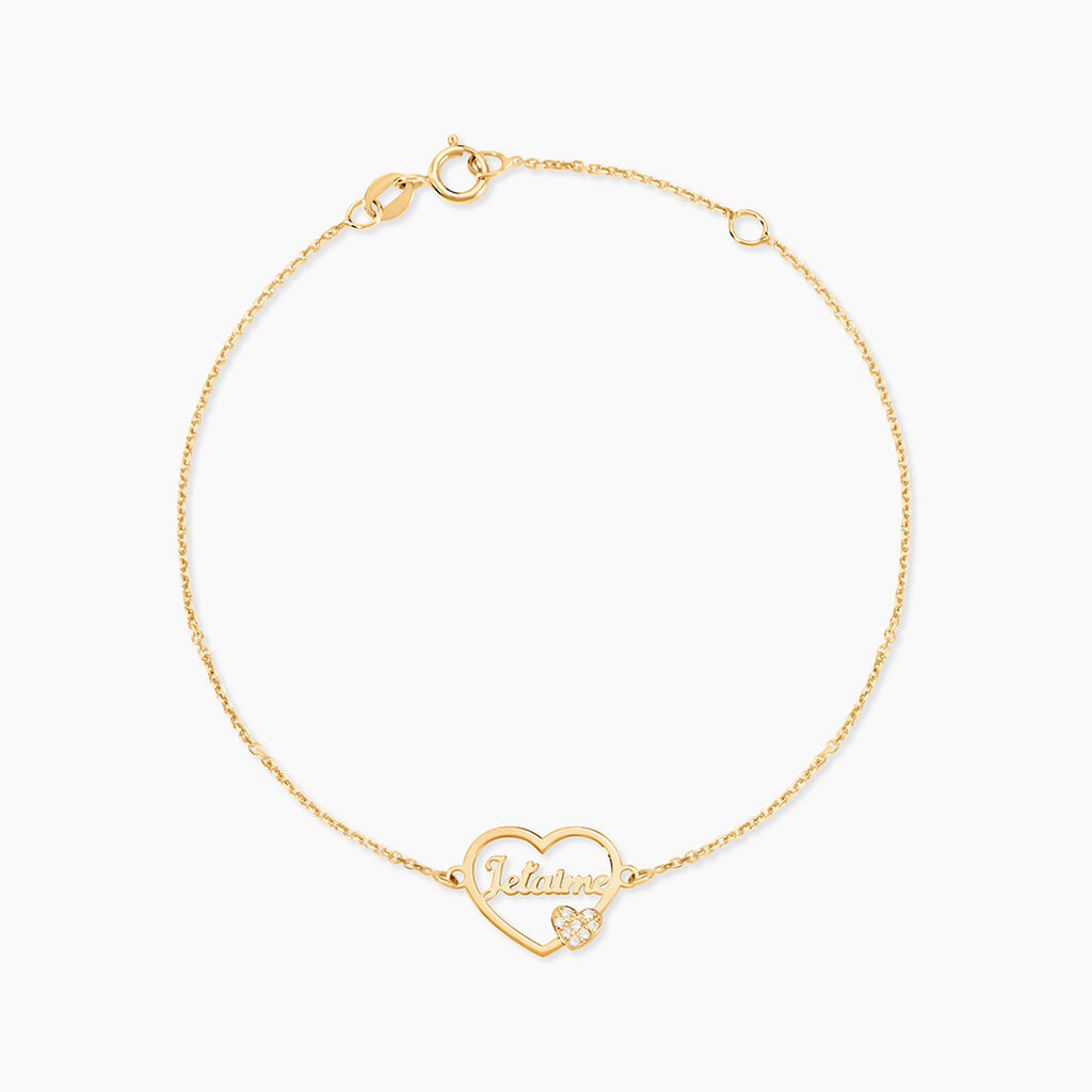 Bracelet Or Jaune Veridiane Oxyde - Bracelets cha&icirc;nes Femme | Marc Orian