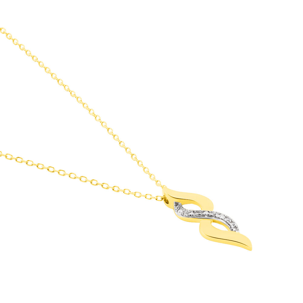 Collier Ilarione Or Jaune Diamant - Colliers avec pierres Femme | Marc Orian