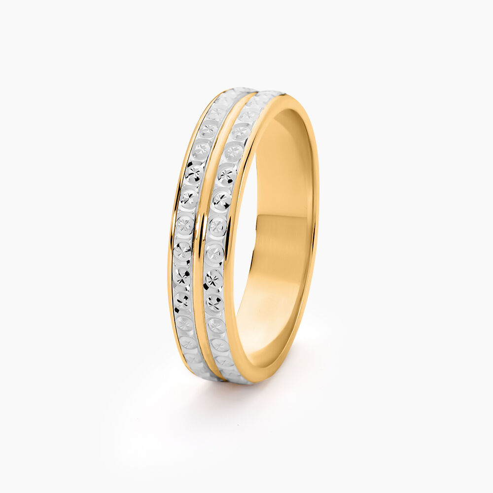 Alliance Clarisse Or Bicolore - Alliances duo Unisex | Marc Orian