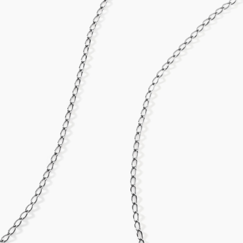 Collier Maille Nuncio Argent Blanc - Colliers fantaisie Famille | Marc Orian