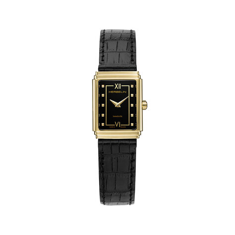 Montre Herbelin Art Déco 1925's Noir - Montres étanches Femme | Marc Orian