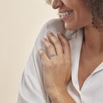 Bague Tokyo Or Blanc Oxyde De Zirconium - Bagues avec pierre Femme | Marc Orian