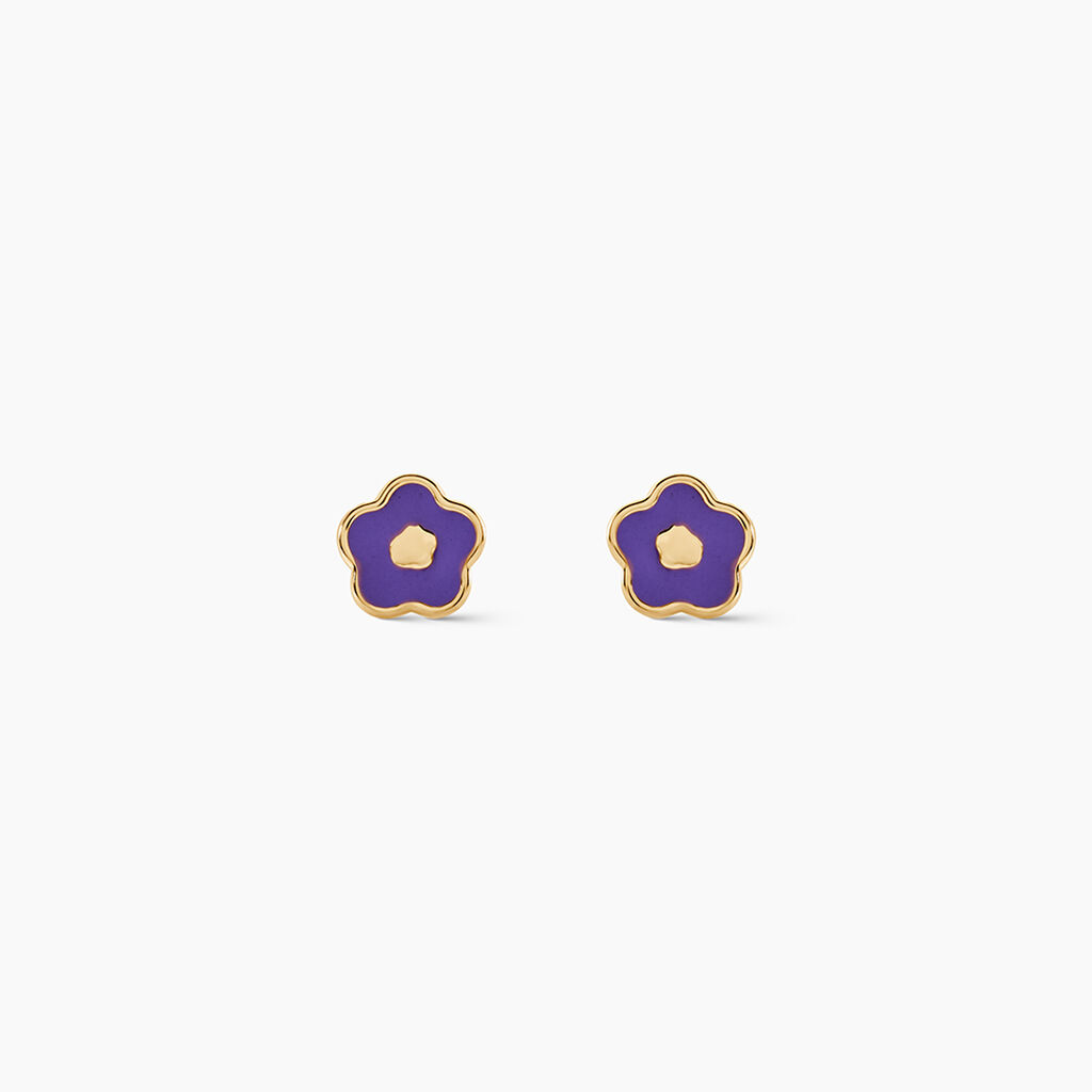 Boucles D'Oreilles Puces Iason Or Jaune - Puces Enfant | Marc Orian