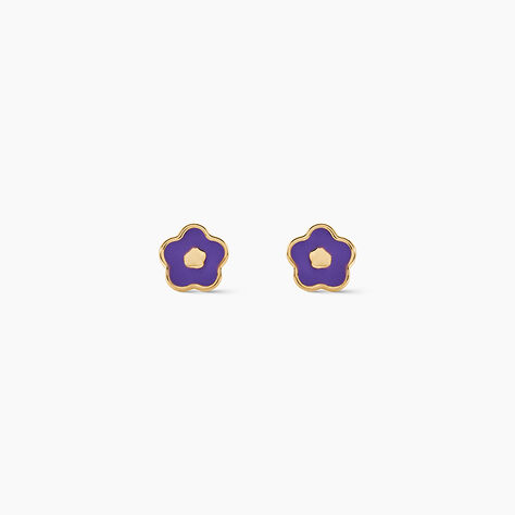 Boucles D'Oreilles Puces Iason Or Jaune - Puces Enfant | Marc Orian