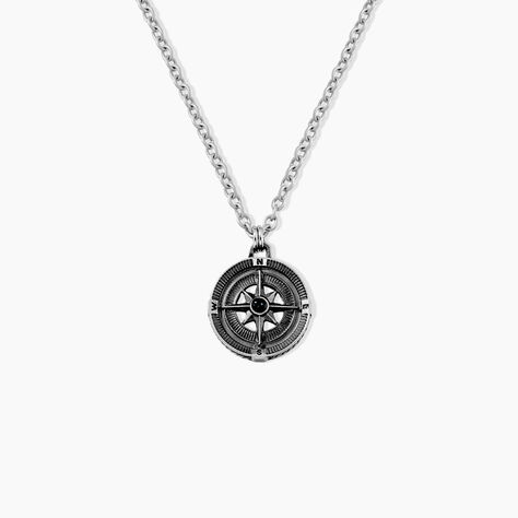 Collier Yoan Acier Blanc - Colliers Homme | Marc Orian
