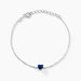 Bracelet Kelvyn Argent Blanc Oxyde - Bracelets chaînes Femme | Marc Orian