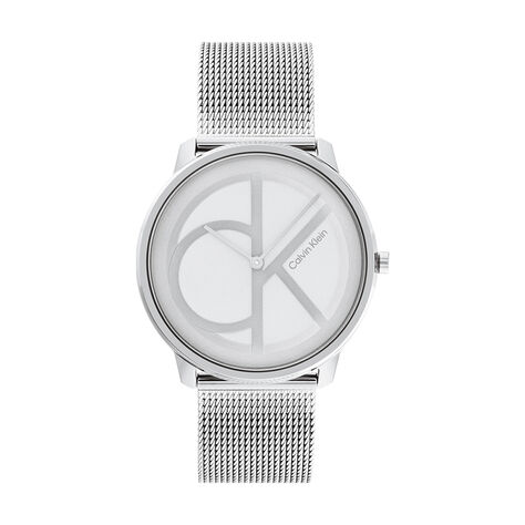 Montre Calvin Klein Iconic Mesh Argent - Montres Femme | Marc Orian
