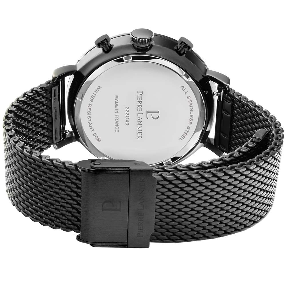 Montre Pierre Lannier Baron Noir - Montres &eacute;tanches Homme | Marc Orian