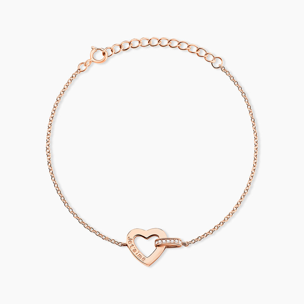 Bracelet Elanda Argent Rose Oxyde De Zirconium - Bracelets fantaisie Femme | Marc Orian