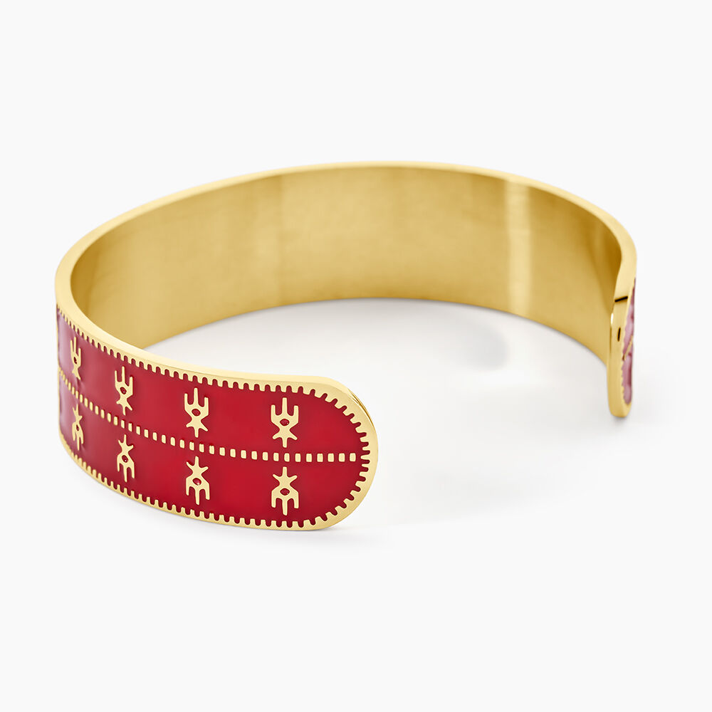 Bracelet Jonc Imagine Solene Acier Jaune - Bracelets joncs Femme | Marc Orian