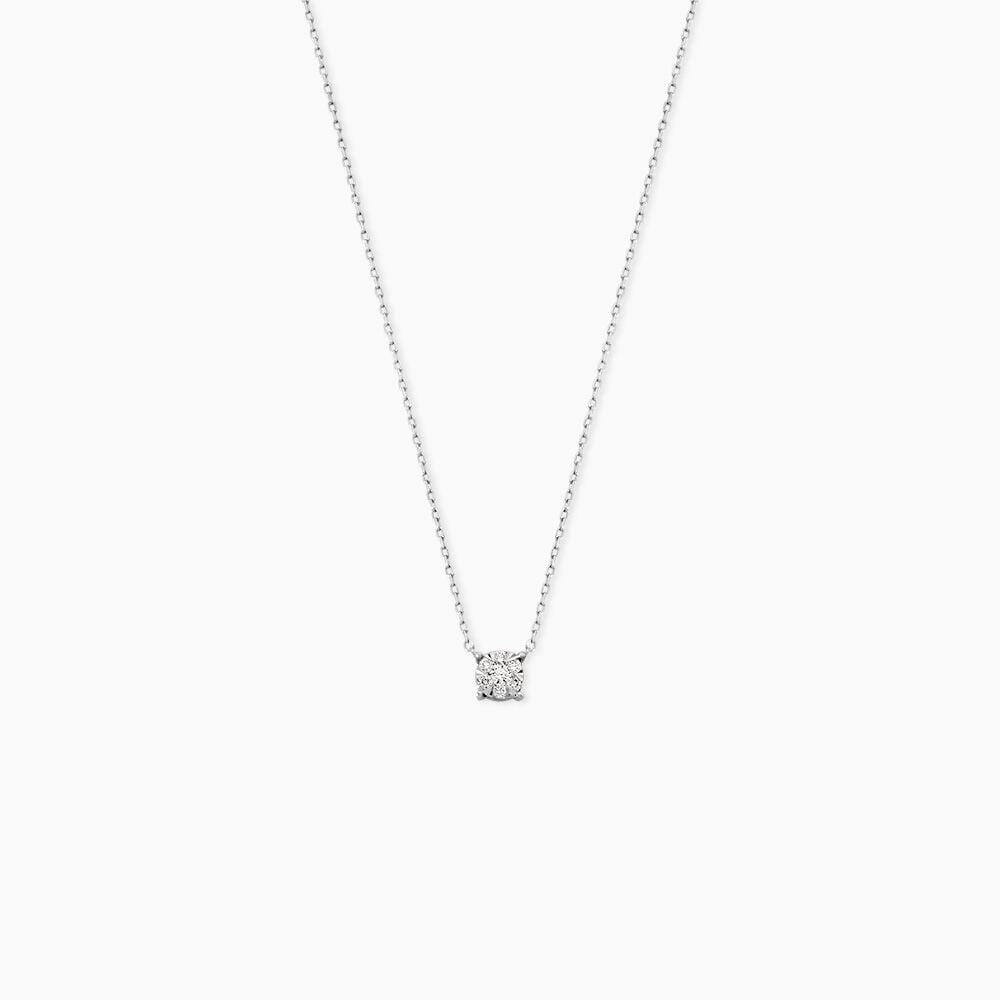 Collier Or Blanc Dream Diamants - Colliers avec pierres Femme | Marc Orian