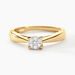 Bague Solitaire Artemis Or Jaune Diamant - Parures de mariage Femme | Marc Orian