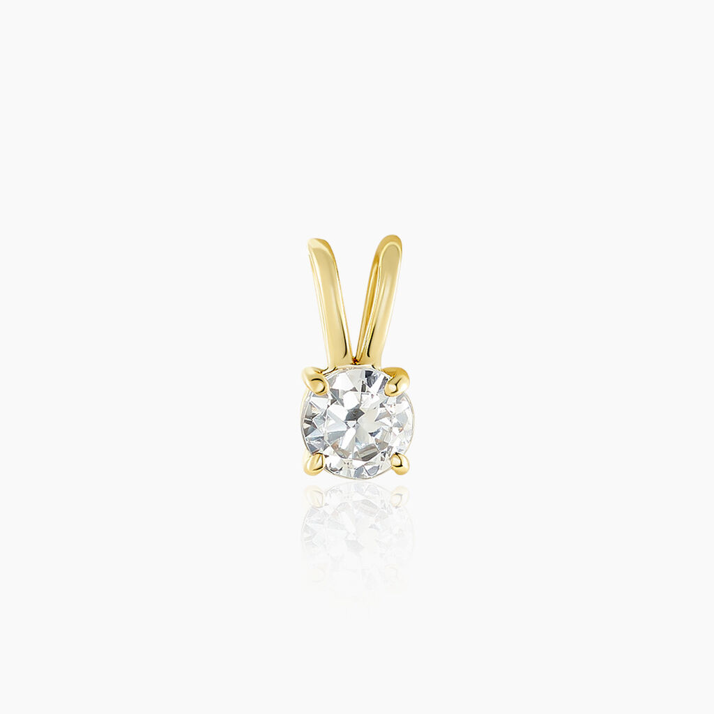 Pendentif Orsolya Or Jaune Oxyde De Zirconium - Pendentifs Femme | Marc Orian