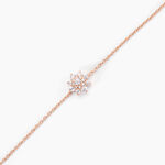 Bracelet Lorraine Argent Rose Oxyde De Zirconium - Bracelets fantaisie Femme | Marc Orian