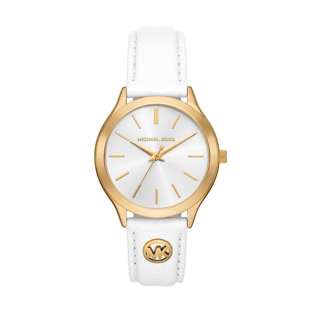 Montre Michael Kors Slim Runway Blanc - Montres &eacute;tanches Femme | Marc Orian