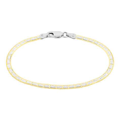 Bracelet Nuriaae Argent Jaune - Bracelets mailles Femme | Marc Orian