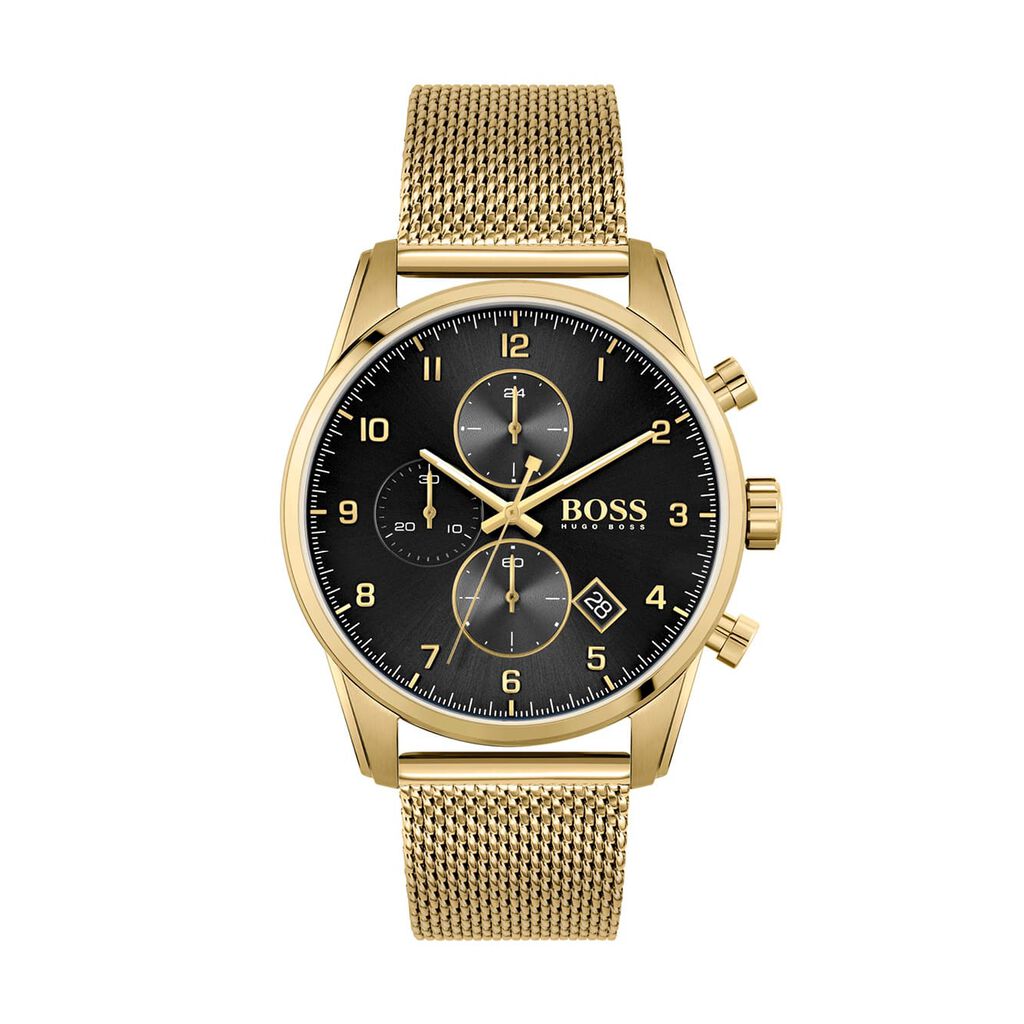 Montre Boss Skymaster Noir - Montres &eacute;tanches Homme | Marc Orian