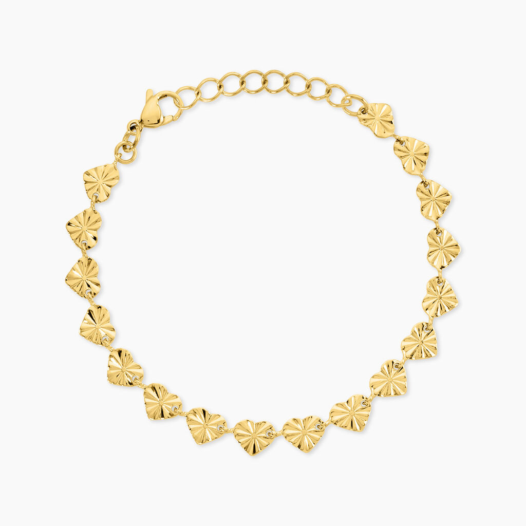 Bracelet Calliandra Acier Jaune - Bracelets cha&icirc;nes Femme | Marc Orian