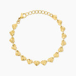 Bracelet Calliandra Acier Jaune - Bracelets cha&icirc;nes Femme | Marc Orian