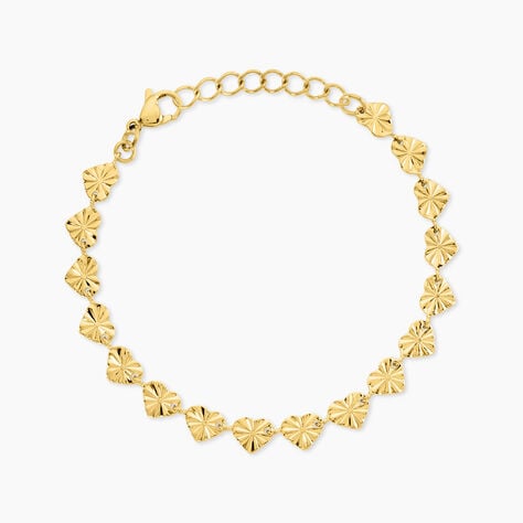 Bracelet Calliandra Acier Jaune - Bracelets cha&icirc;nes Femme | Marc Orian