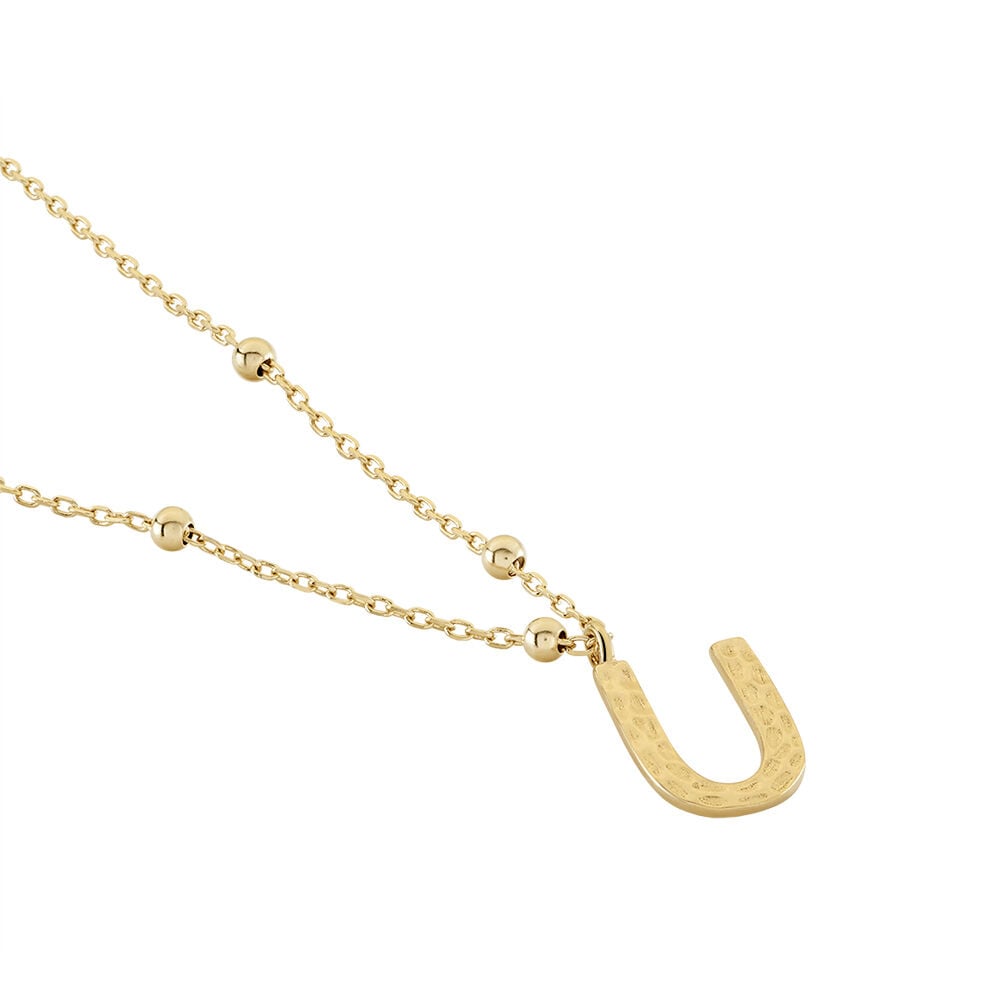 Collier Plaqué Or Jaune Lettra - Colliers fantaisie Femme | Marc Orian