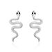 Boucles D'oreilles Puces Yoshie Argent Blanc - Puces Femme | Marc Orian