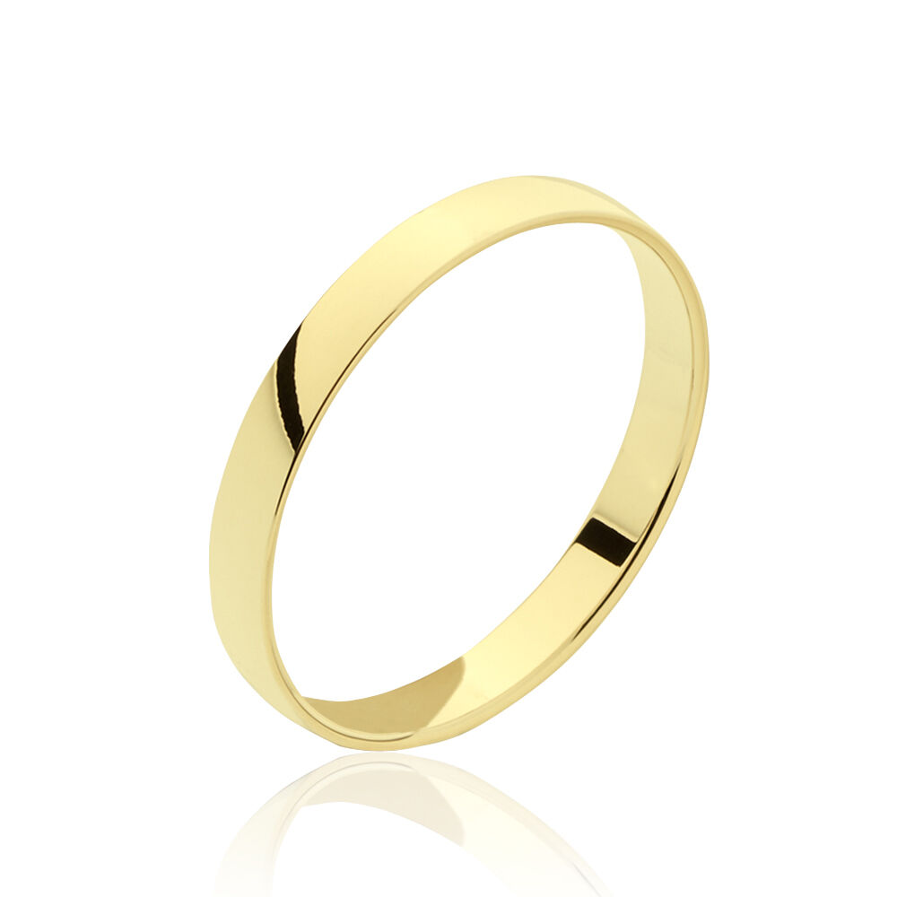 Alliance Ruban Bombe Or Jaune - Alliances classiques Famille | Marc Orian