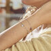 Bracelet Argent Blanc Merve - Bracelets Medailles Femme | Marc Orian