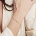 Bracelet Argent Blanc Lempa - Bracelets chaînes Femme | Marc Orian
