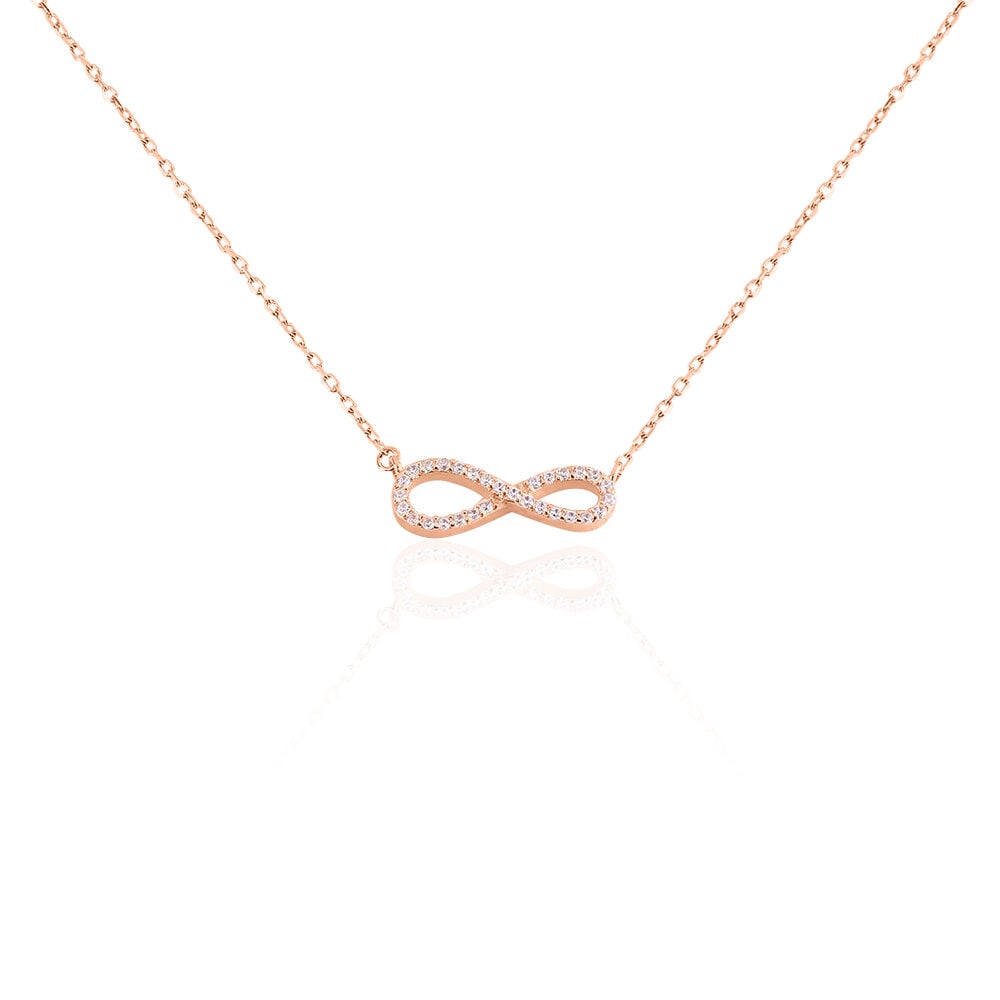 Collier Amita Argent Rose Oxyde De Zirconium - Colliers avec pierres Femme | Marc Orian