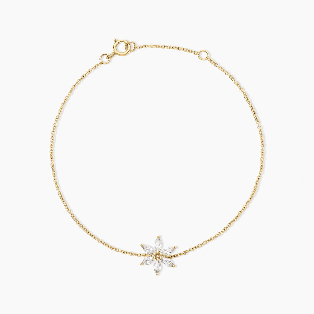 Bracelet Stellia Or Jaune Oxyde De Zirconium - Bracelets chaînes Femme | Marc Orian