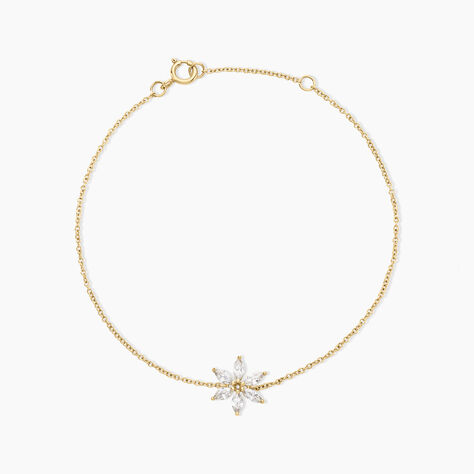 Bracelet Stellia Or Jaune Oxyde De Zirconium - Bracelets chaînes Femme | Marc Orian